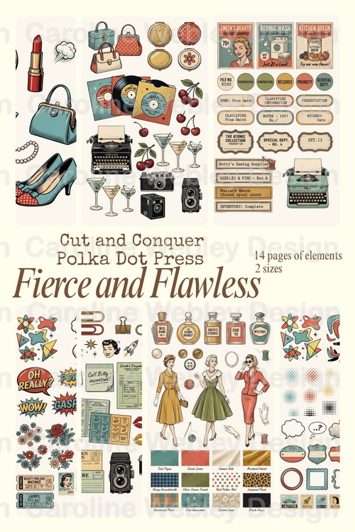Download - Cut and Conquer - Polka Dot Press - Fierce and Flawless