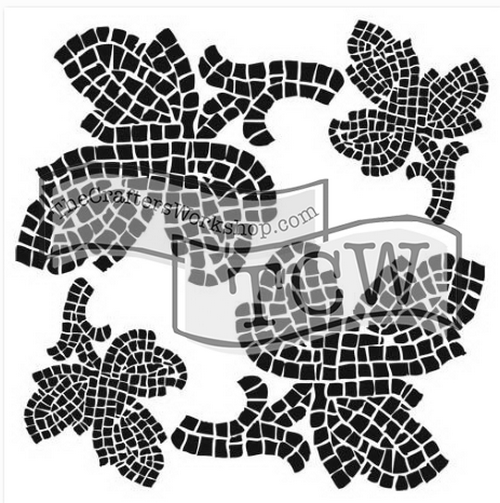 Crafters Workshop - Stencil-6x6 - Mosaic