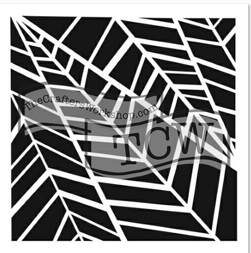 Crafters Workshop - Stencil-6x6 - Palms