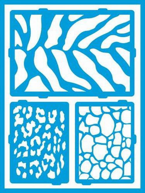 DecoArt - Gloss Enamel Stencil - Safari