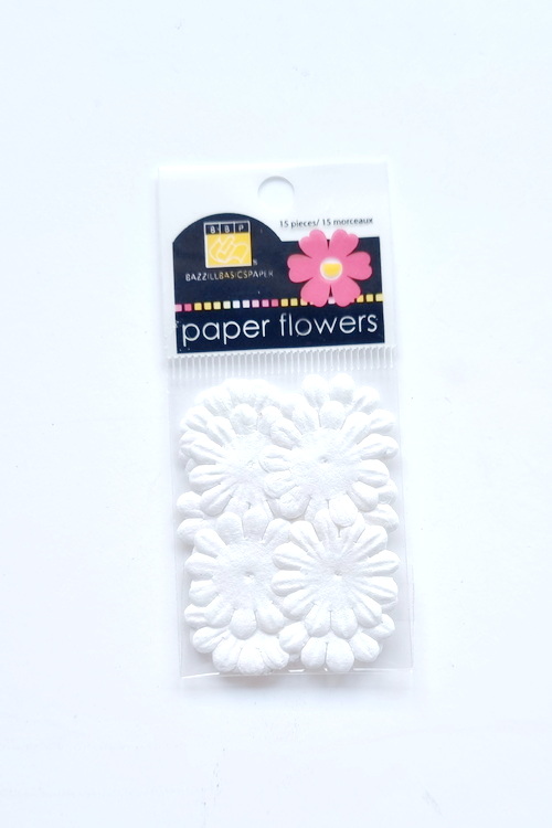 Flowers - 0.75" Bachelor - White