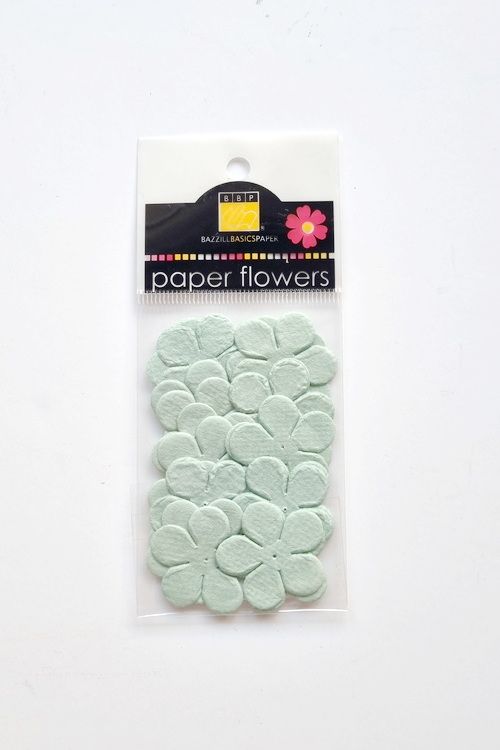 Flowers - 1" Bloom - Aqua