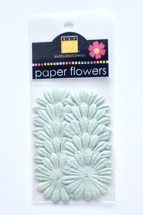 Flowers - 1.25" Daisy - Aqua