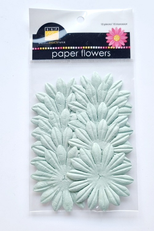 Flowers - 2" Daisy - Aqua