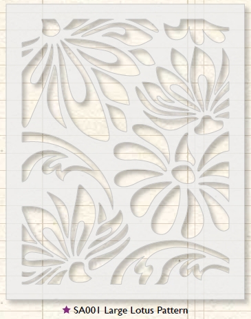 Hero Arts - Large Lotus Pattern