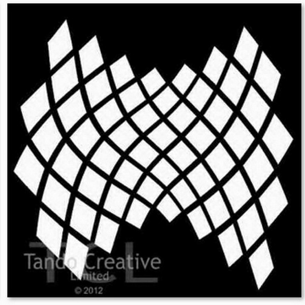 Tando Creative - Stencil - Distorted Harlequin