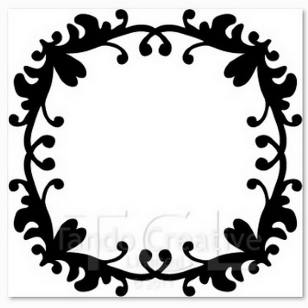 Tando Creative - Stencil - Heart Flourish